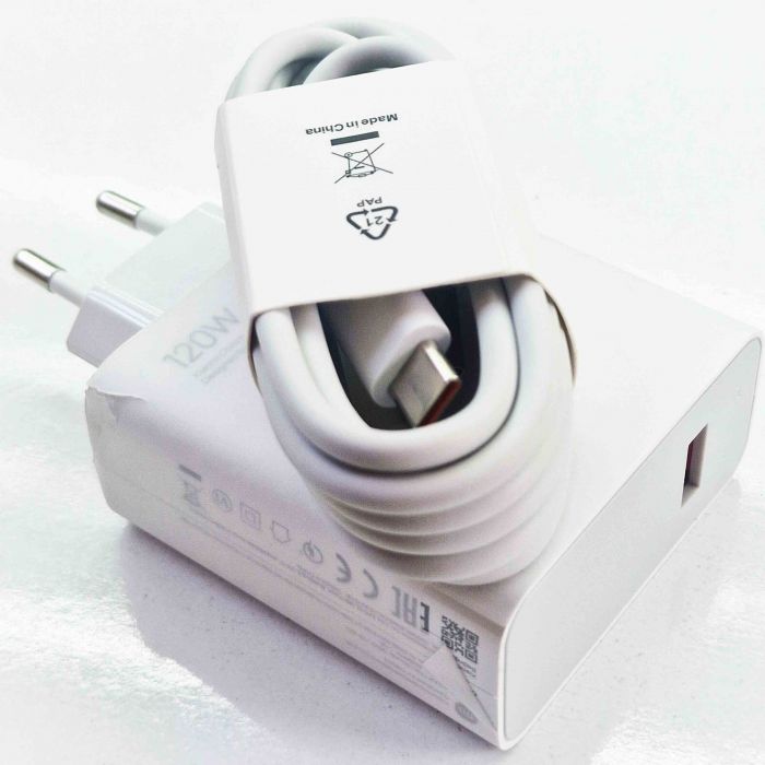 Зарядное устройство 120W набор (блок + кабель 200см )